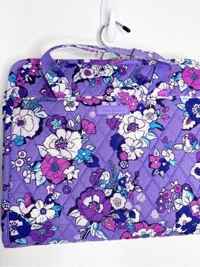 Vera Bradley Hanging Travel Organizer Enchanted Garden Purple Floral NWT